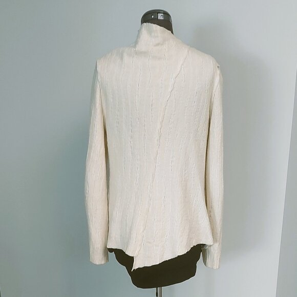 Hunt & Gather Snap Front Asymmetrical Cardigan Sweater - Size S/M - Picture 6 of 8